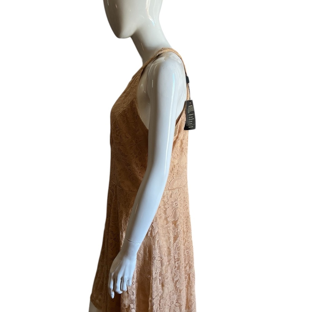 NWT Dressystar Women’s Elegant Beige Lace Midi Dress SZ 3X 🩷 - Picture 14 of 16